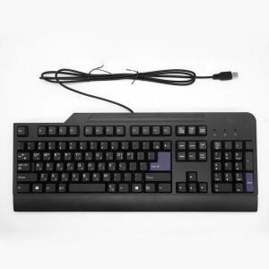 Lenovo SK8825 SK8827 한국어 레이아웃용 검정색 USB 유선 키보드