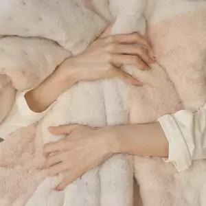 프롬비 전기담요 캠핑 무릎 더블  허니베이지