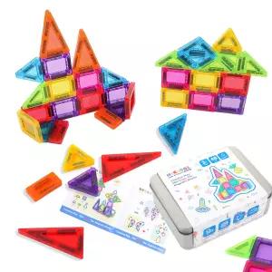 MYTOYS 미니 컬러 타일 자석블럭 48p ver2.0 틴 케이스포함