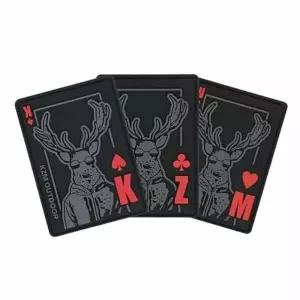 카즈미 와펜 캠핑 가방 찍찍이 와펜 패치 사각 3p