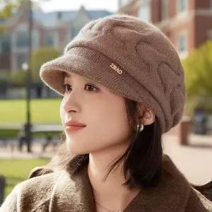 [엄마 선물추천] 여자털모자 앙고라 니트모자 방울비니