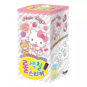 아트박스/학산문화사 산리오캐릭터즈 헬로키티 롤 색칠스티커