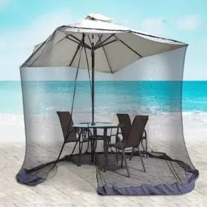 야외 테라스 캠핑 편의점 방충망 카페 대형 파라솔 모 (WFILGUT)