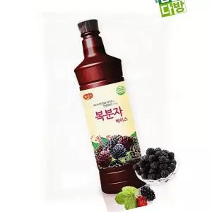 복분자 농축액 베이스 에이드 음료 홈카페 칵테일 재료