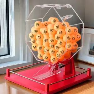 대형 복권 추첨기 행운 탁구공 숫자 공 로또 뽑기판