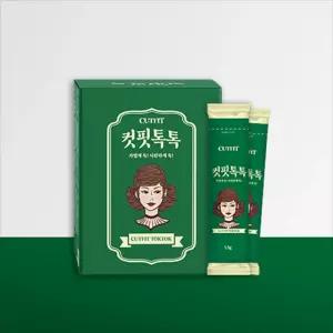 컷핏 톡톡(1.5gX30포)/장 건강 개선/변비/ 효과/강황 미강 발효인삼