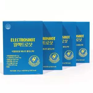 메디샷 전해질 파워젤 | 마라톤 골프 등산 활동 중 에너지젤 1스틱 | 일렉트로샷 4박스 (56스틱) 