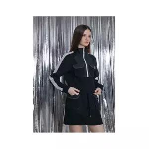 [에고이스트]컬러 배색 밑단 스트링 루즈핏 티셔츠 EQ4CL060 596034