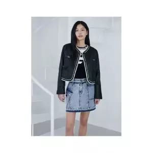 [에고이스트]테이프 장식 포인트 물결 퀼팅 점퍼 ER1PZ160 595828