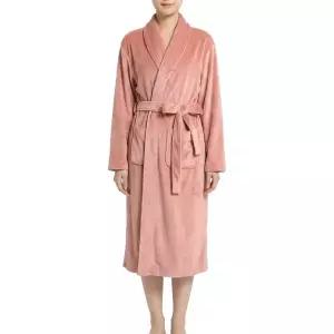 [롯데백화점]비비안 부드럽고 포근한 남여공용 밍크극세사 솔리드 샤워가운 GW8876PK