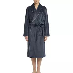 [롯데백화점]비비안 부드럽고 포근한 남여공용 밍크극세사 솔리드 샤워가운 GW8876NY