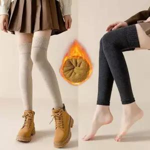 방한워머 베이직 보온 니트 레그워머 데일리