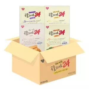 [G]곡물그대로24 크리스피롤 4박스(오리지널/인절미/단호박/고구마) 1세트