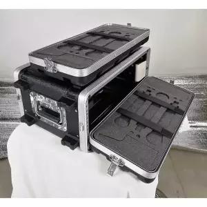 믹서 랙 케이스 장비 음향 마이크 무대 콘솔 이동식 보관함 운반