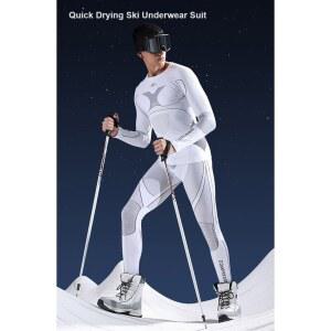 남녀공용 속건성 스키 속옷 따뜻한 압축 야외 스포츠 세트 가을 겨울