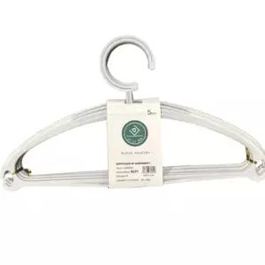 어깨뿔방지 옷걸이 멀티옷걸이 8221 5P 논슬립 실리콘 매장 행거