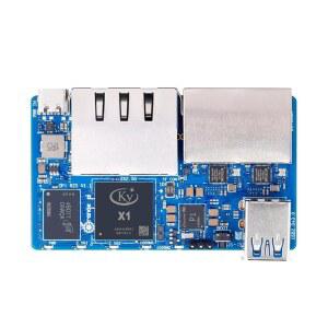 오렌지 파이 R2S 2GB RAM LPDDR4X, 8GB eMMC 플래시 RISC V 8 코어 2탑 Al 산술 전력 개발 보드, 2.5G 고속 듀얼 LAN 포트 싱글 보드 컴퓨터(2GB)