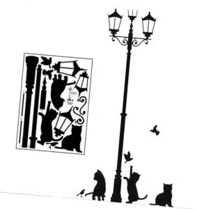 스티커 고양이스티커 벽지 월페이퍼 포인트벽지