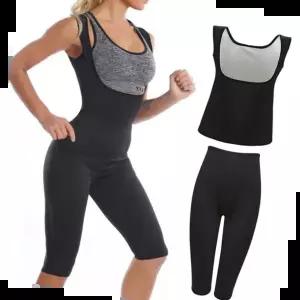 여성땀복 땀복 나시 상하셋트 상의 하의 7부