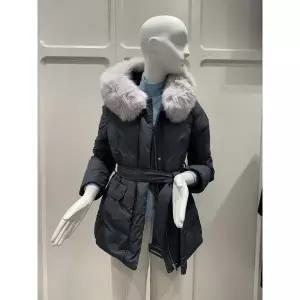 [ZOOC](하남점)(25년 겨울) 폭스퍼 숏 구스 다운 점퍼 Z254PSG801