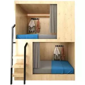 2층침대 침대 성인용 수면방 복층 다락방 수면캡슐