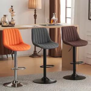 지휘자의자 바스툴 리프트형 의자 오렌지 홈 바체어 조립식