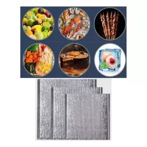 키밍 배달용 은박 보온보냉 봉투 보냉팩 세트보냉 피자가방 보냉 포장용 피자용 두꺼운 파우치 음식보관함