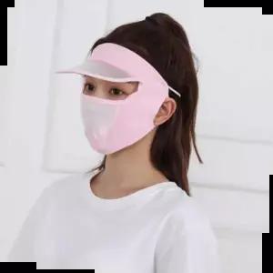 여름 복면 쿨링 냉감 마스크 여성 일체형 커버 선캡