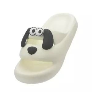 발편한 쿠션 여성 귀여운 동물 강아지 슬리퍼 실내화 슬라이드 추천 DM그로밋 - 화이트 2273217 유세븐 J