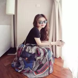 여성 투피스형 여름 반팔티 플레어스커트 롱원피스 봄원피스 꽃무늬원피스 플라워원피스