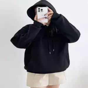 빅사이즈 커플 봄 여자후드티 가을 봄후드티 겨울 오버핏 후드티
