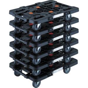 TRUSCO 트러스코 평대차 바퀴 연결식 MPK 타입 BK 블랙 카트 500