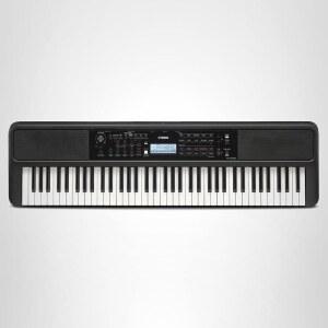 야마하 PSR-EW320 76 터치 감지 키 휴대용 키보드, 음악 휴식, 전원 어댑터 포함 초보자용 키보드