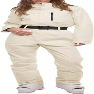 유시파이 여성 스키복 원피스 스노우수트 겨울 방수 야외 스포츠 점프수트 스노보드 재킷