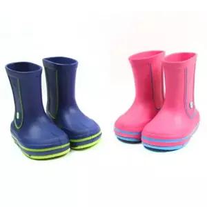 어린이 장화 키즈 아동 유아용 유아 부츠 어린이용 미끄럼 초경량 방수 계절 방지 신발 고무 짧은 여름