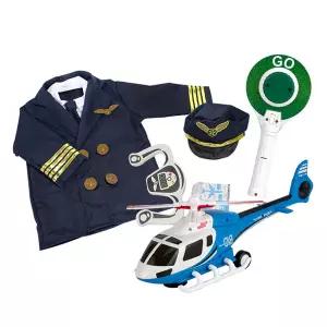유아 어린이 조종사 코스튬 놀이용 의상 아동 놀이