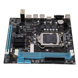 LGA1155 소켓용 H61 마더보드 DDR3 M.2 NVMe /NGFF USB2.0 포트 6개 마이크로 ATX 폼 팩터 i3 /i5 /i7 프로세서 지원 고속 LAN