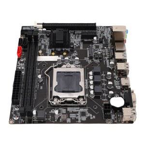 LGA 1155용 주네이트 B75 마이크로 ATX 게이밍 마더보드 2세대 3세대 코어 i3 i5 i7 지원 | 듀얼 채널 DDR3 16GB M.2 NVMe NGFF SATA 3.0 USB HDMI VGA
