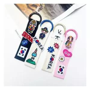 [모노무드]MNO 명절 설날 추석 한복 자수 외국인 선물 가방고리