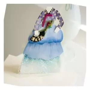 고급한복 편지 전통돌상 여인카드 신부카드