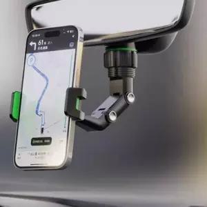 ( )360도 거치대 회전 핸드폰 각도조절 백미러 룸미러