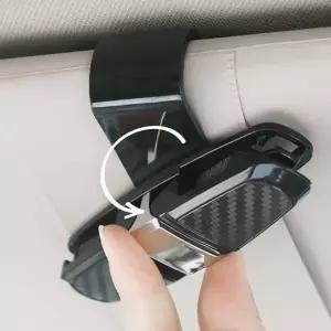 ( )2in1 차량용 안경 선글라스 거치대 썬바이저 카드포켓