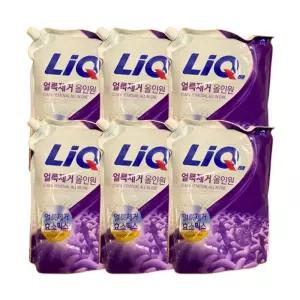 리큐 얼룩제거 올인원 일반용 리필 2.1L x6개