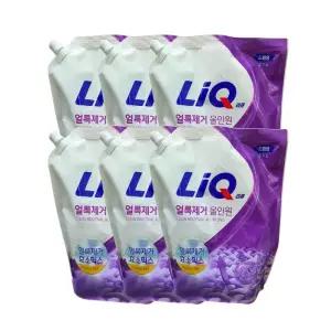 리큐 얼룩제거 올인원 드럼용 리필 2.1L x6개