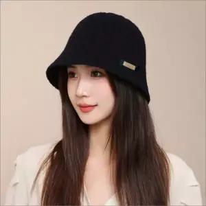 벙거지모자 따뜻한 버킷햇 골지 여자 니트 겨울모자