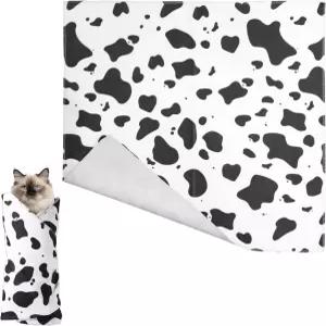 그루밍용 고양이 랩 216216인치 소프트 패브릭 타월 물림 방지 긁힘 백 구속 및 트리밍 부리토 부착 약용