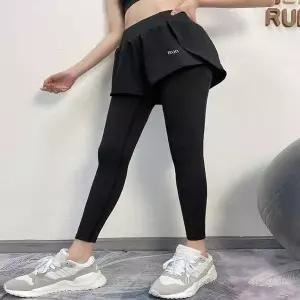 하이웨스트 FD73BK99 러닝 헬스 히든포켓 투피스 반바지 레깅스