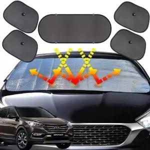 싼타페더프라임 햇빛가리개 6종세트 차박용품 차량햇빛가리개 자동차커버 차량용햇빛가리개