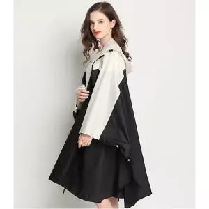 깜도리3 라이더 우의 레인코트 우비 비옷 케이프형 남녀공용