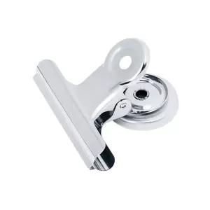 자석 집게 실버 30mm 고리자석 원형자석 자석홀더 후크자석 타공판악세사리